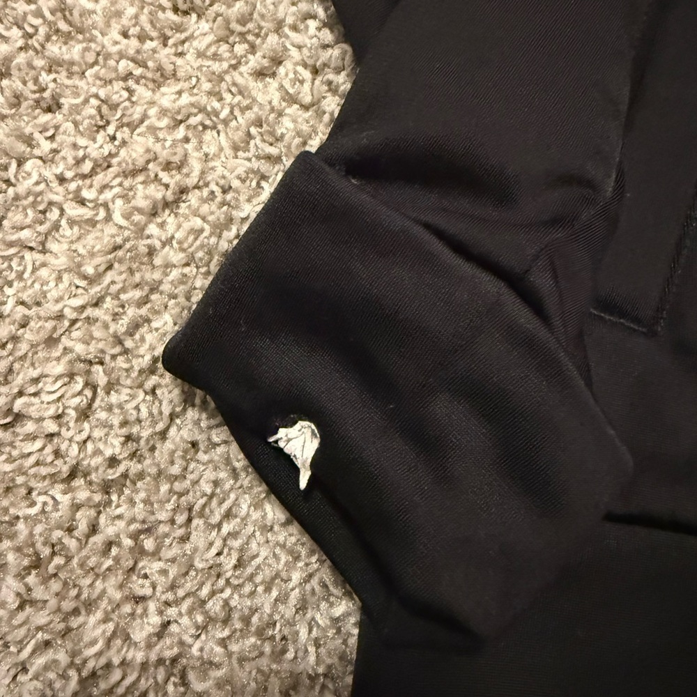 Adidas Kids Black Track Jacket with Silver Stripes - Picture 2 of 2